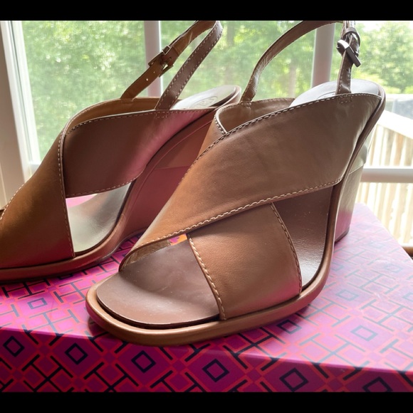 Tory Burch Gabrielle Wedge Sandal - Picture 2 of 5